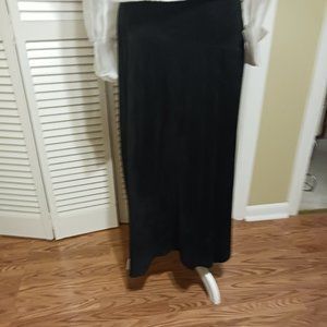 Women's Black Suede skirt